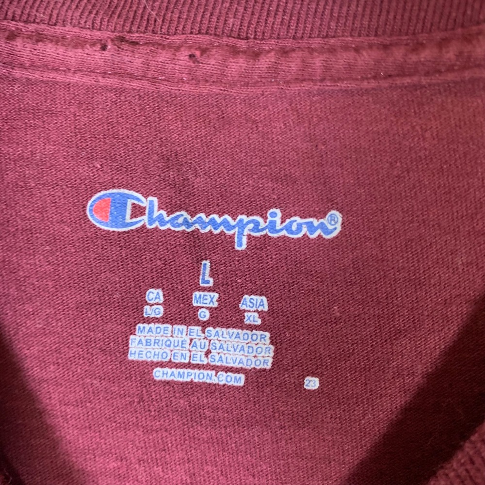 Champion Boston College Mom T-Shirt Maroon Graphic Tee Womens Large BC Eagles - Picture 2 of 7
